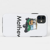 Grüner Golfwagen Name Mann Sport Junge Geschenke B Case-Mate iPhone Hülle (Rückseite (Horizontal))