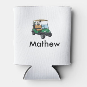 Grüner Golfwagen Name Mann Sport Junge Geschenke B Dosenkühler