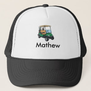 Grüner Golfwagen Name Mann Sport Junge Geschenke B Truckerkappe