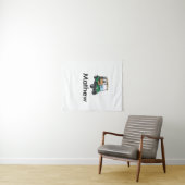 Grüner Golfwagen Name Mann Sport Junge Geschenke B Wandteppich (Beispiel (Horizontal))