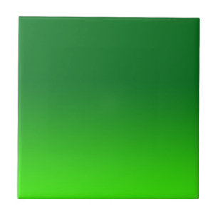 Grüner Gradient Ombre Lebendig Modern Einfach Fliese