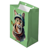 Grüner Graffiti-Katzengeschenk