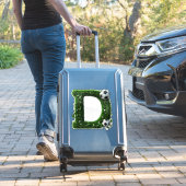 Grüner Gras-Buchstabe D-Topiaire mit Fußball Aufkleber (Koffer Insitu)
