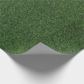 Grüner Gras Hintergrund Geschenkpapier (Ecke)