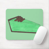 Grüner Grasshopper Minzkuchen Feinschmecker Backen Mousepad (Mit Mouse)