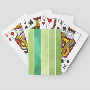 grüner großartiger Aquarellhintergrund - Aquarell Spielkarten