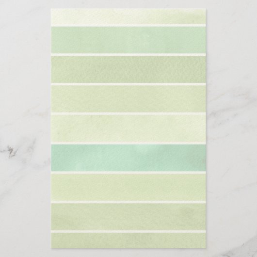 Grüner, großartiger Aquarellhintergrund Briefpapier (Vorderseite)