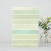 Grüner, großartiger Aquarellhintergrund Briefpapier (Stehend Vorderseite)