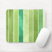 grüner großer Aquarellhintergrund - Aquarell Mousepad (Mit Mouse)