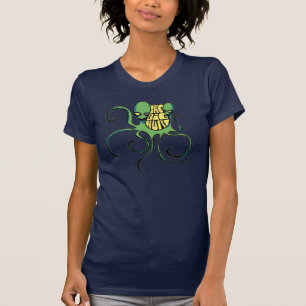 Grüner großer Hurt-alien-T - Shirt