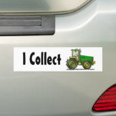 "Grüner großer Traktor, sammele ich… Autoaufkleber (Auf Auto)