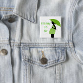 Grüner Großmutter-Knopf Button (Beispiel)