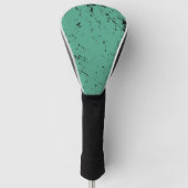 Grüner Grunge-Stil Golf Headcover (Vorderseite)