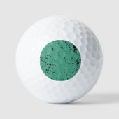 Grüner Grunge-Stil Golfball (Vorderseite)