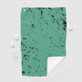 Grüner Grunge-Stil Golfhandtuch (Insitu)