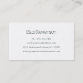 Grüner Grunge-Zickzack Berater-Geschäfts-Karte Visitenkarte (Rückseite)