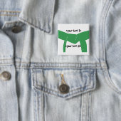 Grüner Gürtel für Kampfkunst Button (Beispiel)