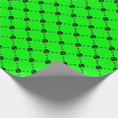 grüner Halbkugel Geschenkpapier (Ecke)