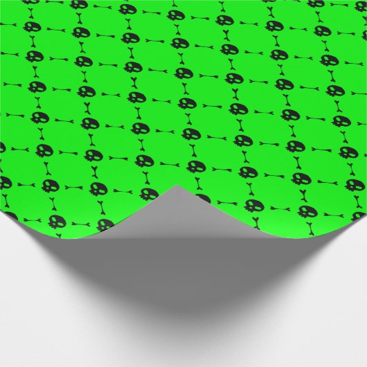 grüner Halbkugel Geschenkpapier (Ecke)