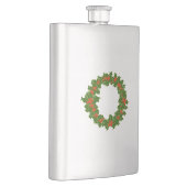 Grüner Heiliger und Roter Berer Weihnachtskranz Flachmann (Rechts)