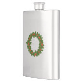Grüner Heiliger und Roter Berer Weihnachtskranz Flachmann (Links)