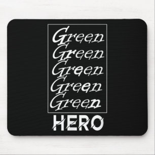 Grüner Held - Für Umweltschutz, Für Die Mousepad