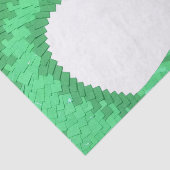 Grüner Herzdrache auf Weiß Seidenpapier (Ausschnitt)