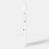 Grüner Herzdrache in Weiß Case-Mate iPhone Hülle (Rückseite / Links)