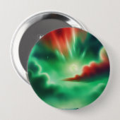 grüner Himmel Button (Vorne & Hinten)