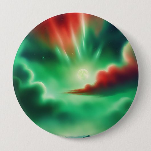 grüner Himmel Button (Vorderseite)