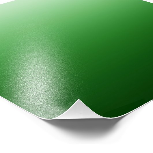 Grüner Himmel Fotodruck (Ecke)