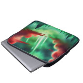 grüner Himmel Laptopschutzhülle (Vorne Knopf)