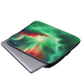 grüner Himmel Laptopschutzhülle (Vorne Knopf)