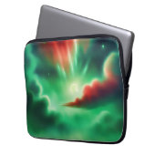 grüner Himmel Laptopschutzhülle (Vorderseite Links)