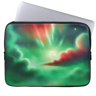 grüner Himmel Laptopschutzhülle