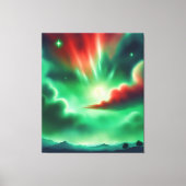 grüner Himmel Leinwanddruck (Vorderseite)