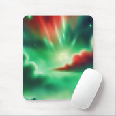 grüner Himmel Mousepad (Mit Mouse)