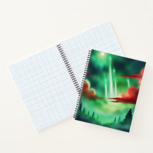 grüner Himmel Notizblock