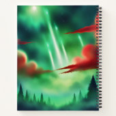 grüner Himmel Notizblock (Rückseite)