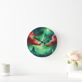 grüner Himmel Runde Wanduhr (Zuhause)