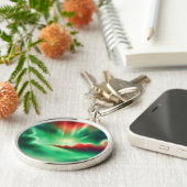 grüner Himmel Schlüsselanhänger (Seite)