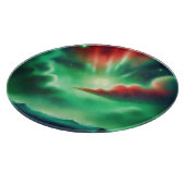 grüner Himmel Schneidebrett (Ecke)