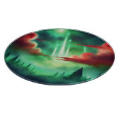 grüner Himmel Schneidebrett (Ecke)