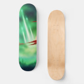 grüner Himmel Skateboard (Vorderseite)