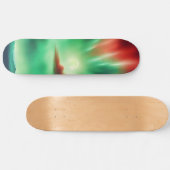 grüner Himmel Skateboard (Horizontal)