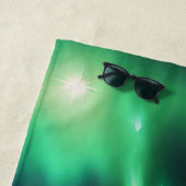 grüner Himmel Strandtuch (Beispiel)
