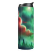 grüner Himmel Thermosbecher (Nach links gedreht)