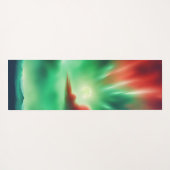 grüner Himmel Yogamatte (Rückseite (Horizontal))