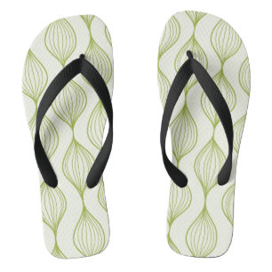 Grüner Hintergrund Badesandalen