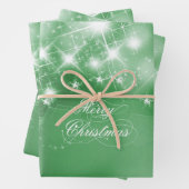 Grüner Hintergrund Geschenkpapier Set (Beispiel)